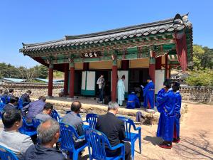 청양군 독립운동가 안창식 선생 뜻 기리는 추모 제향 봉행