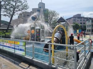 청양군, 어린이를 위한 무료 물놀이시설 본격 운영