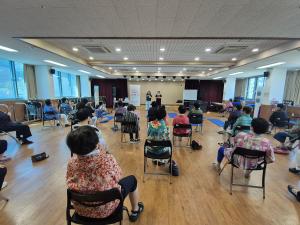 청양군 장애인 건강교실 상반기 종강 간담회 개최