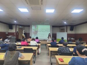 청양군, 여성 농업인 대상 정원설계·화훼장식 교육 실시